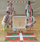 Victoria de la selección de Euskadi de Mikrofutsal ante Italia.